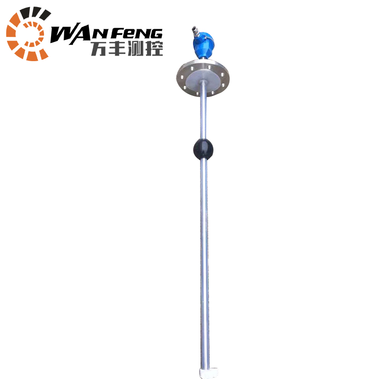 耐腐蝕四氟浮球液位計，液位變送器，4-20ma，法蘭式